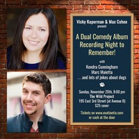 A Dual Comedy Album Recording Night to remember!