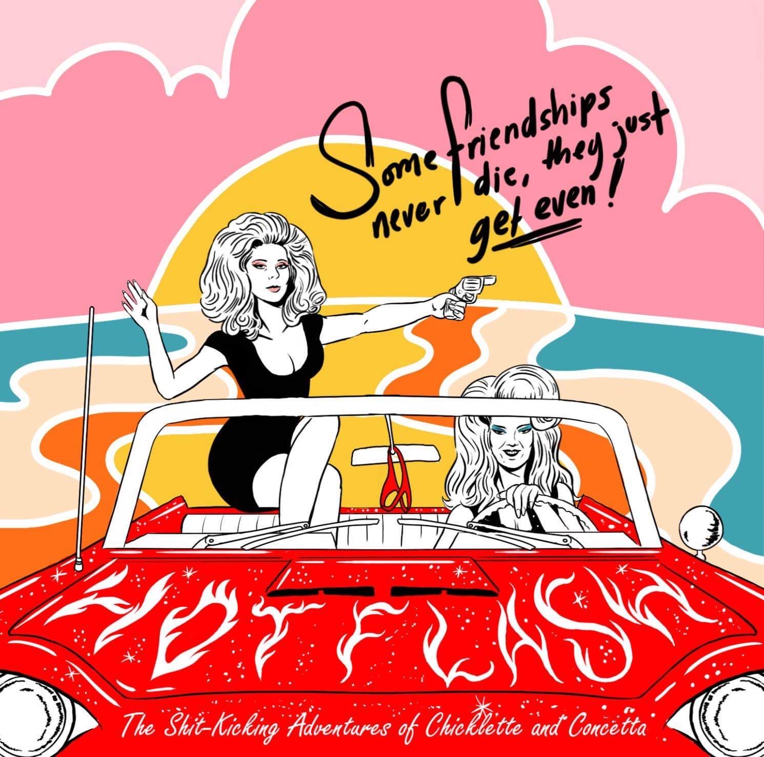 Hot Flash: The Shit-Kicking Adventures of Chicklette and Concetta ...