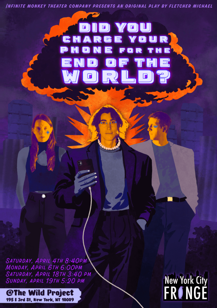did-you-charge-your-phone-for-the-end-of-the-world_-pictured_-L-to-R_-Lucy-Boisvert_-Fletcher-Michael_-Collin-Dennis-art-_-image-credit_-Lucy-Boisvert